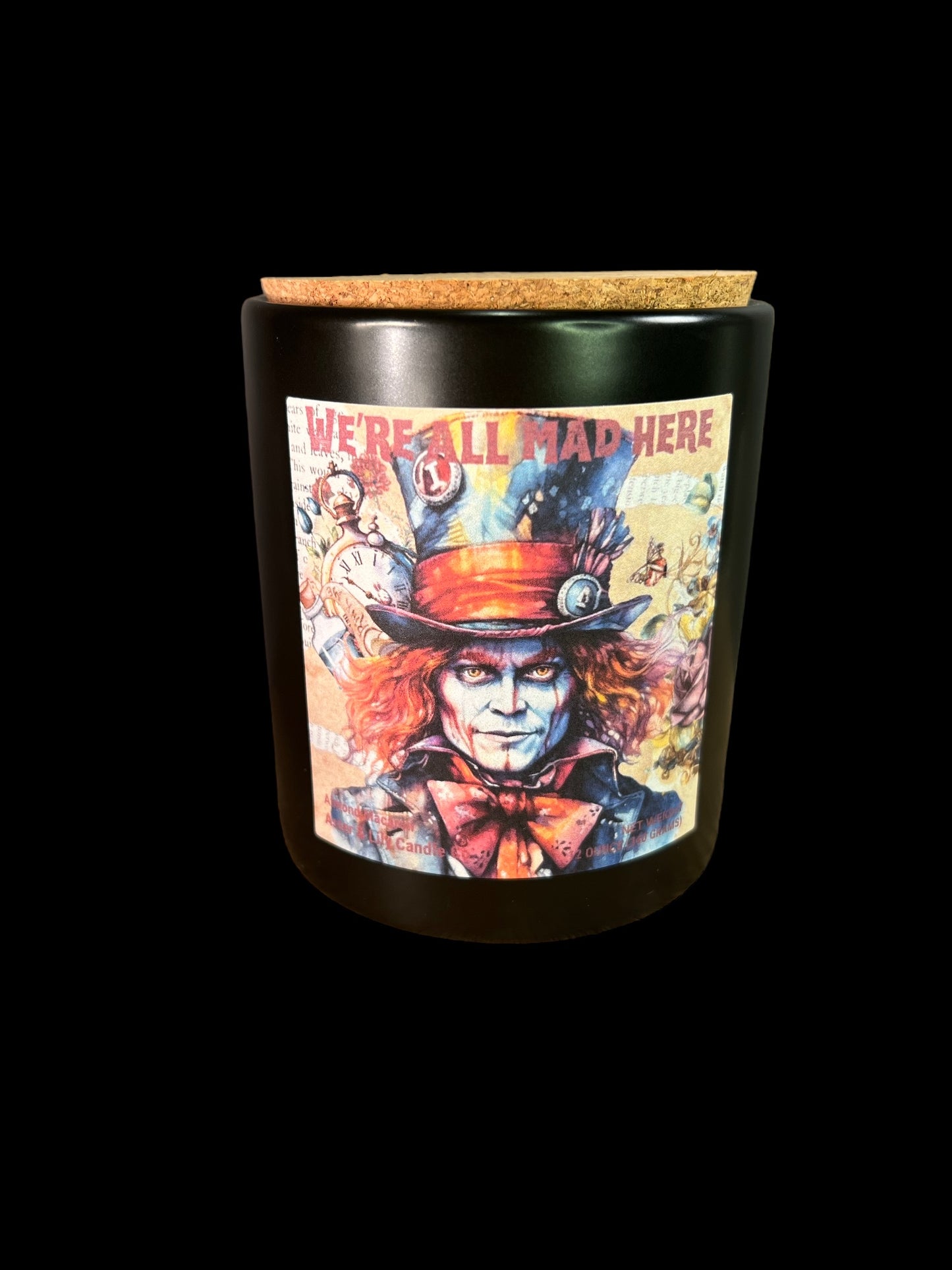 Book Inspired Alice in Wonderland Candle