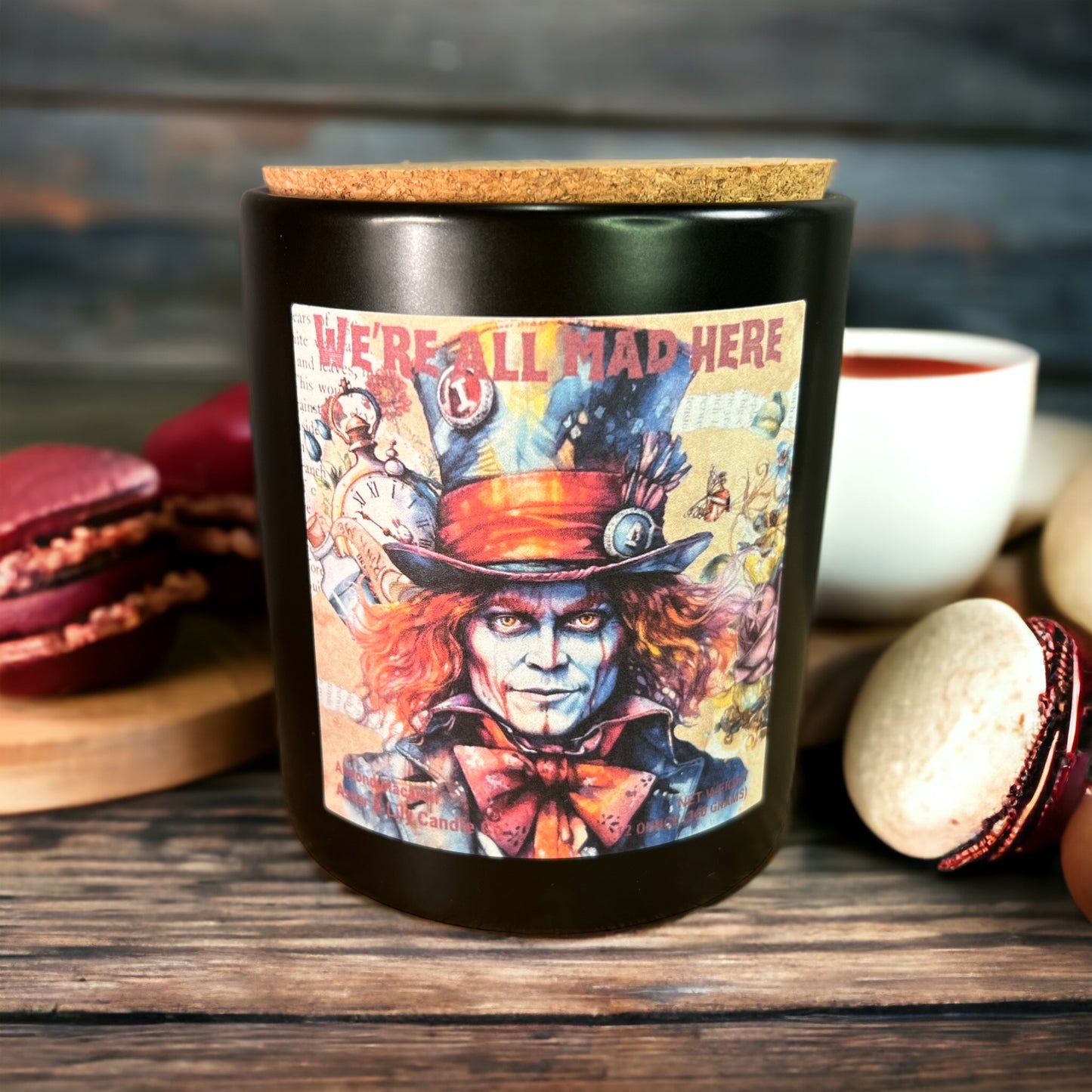 Book Inspired Alice in Wonderland Candle