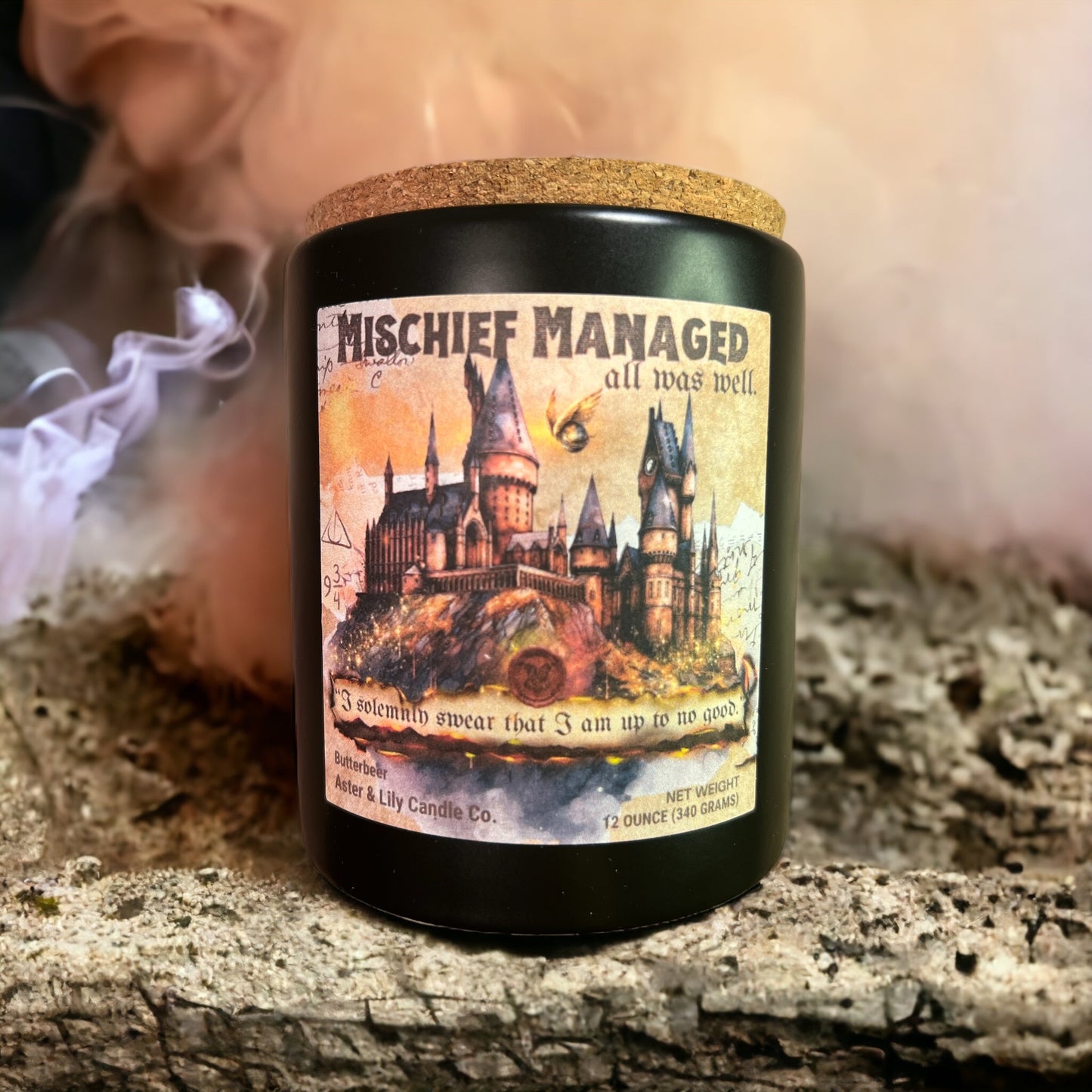 Book Inspired Harry Potter Candle