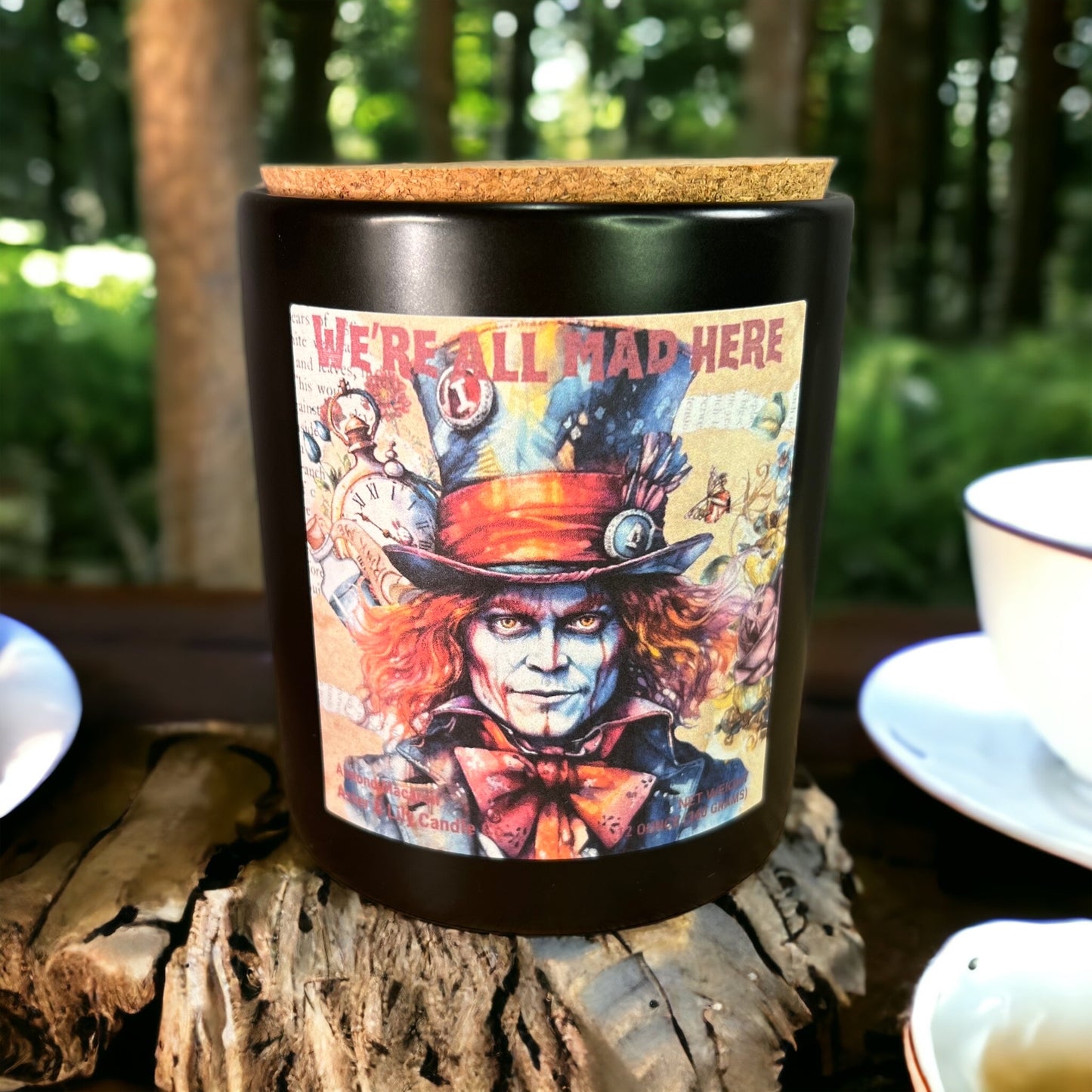 Book Inspired Alice in Wonderland Candle