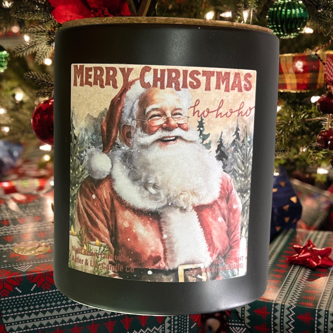 Santa Candle Night Before Christmas