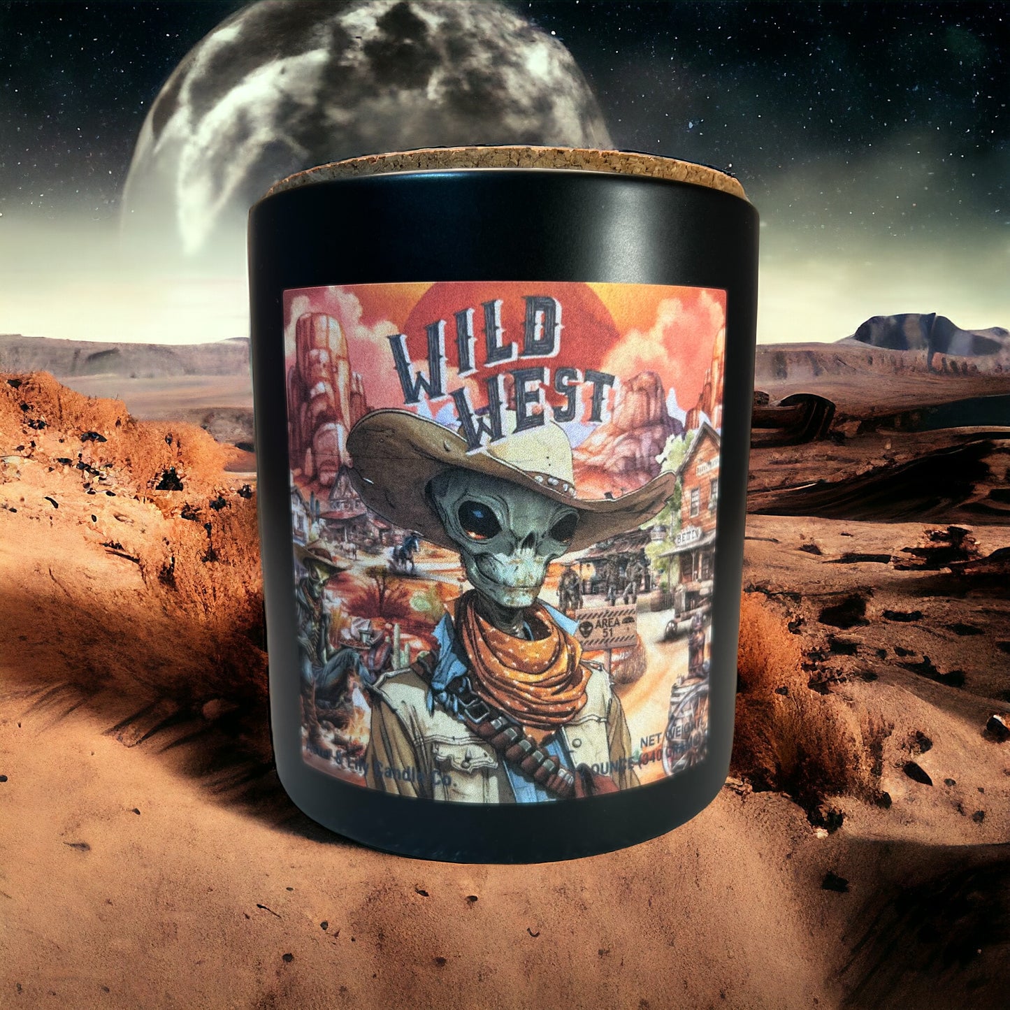 Wild West Candle