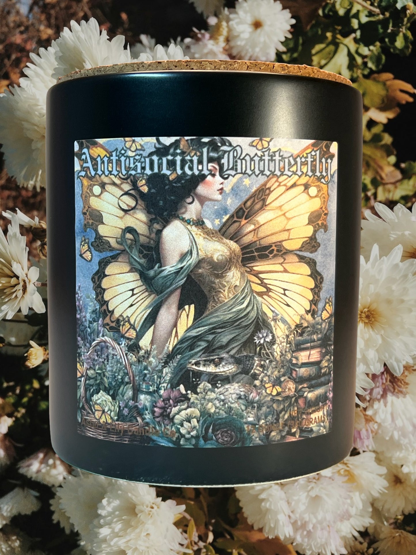 Antisocial Butterfly Candle