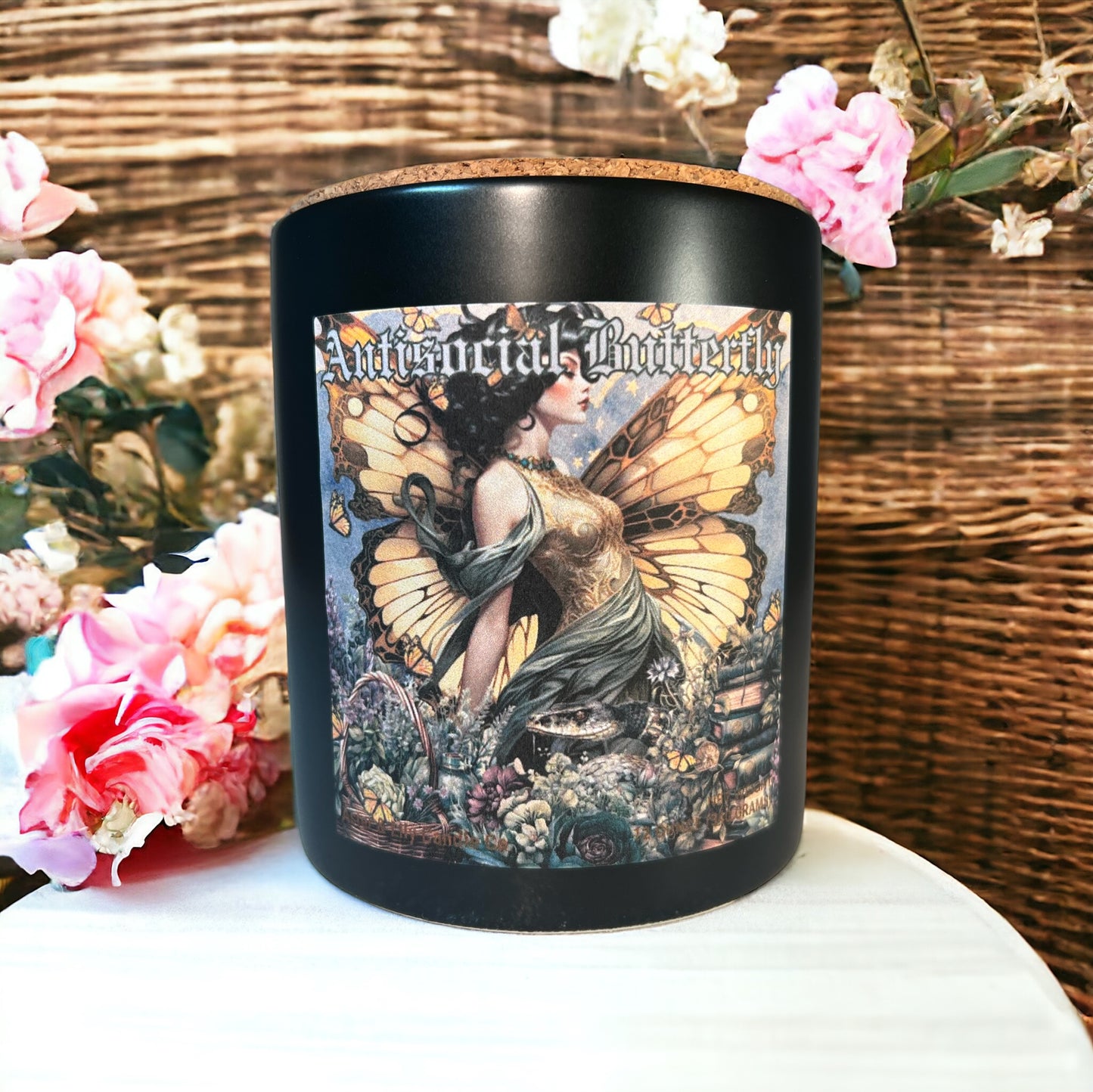 Antisocial Butterfly Candle