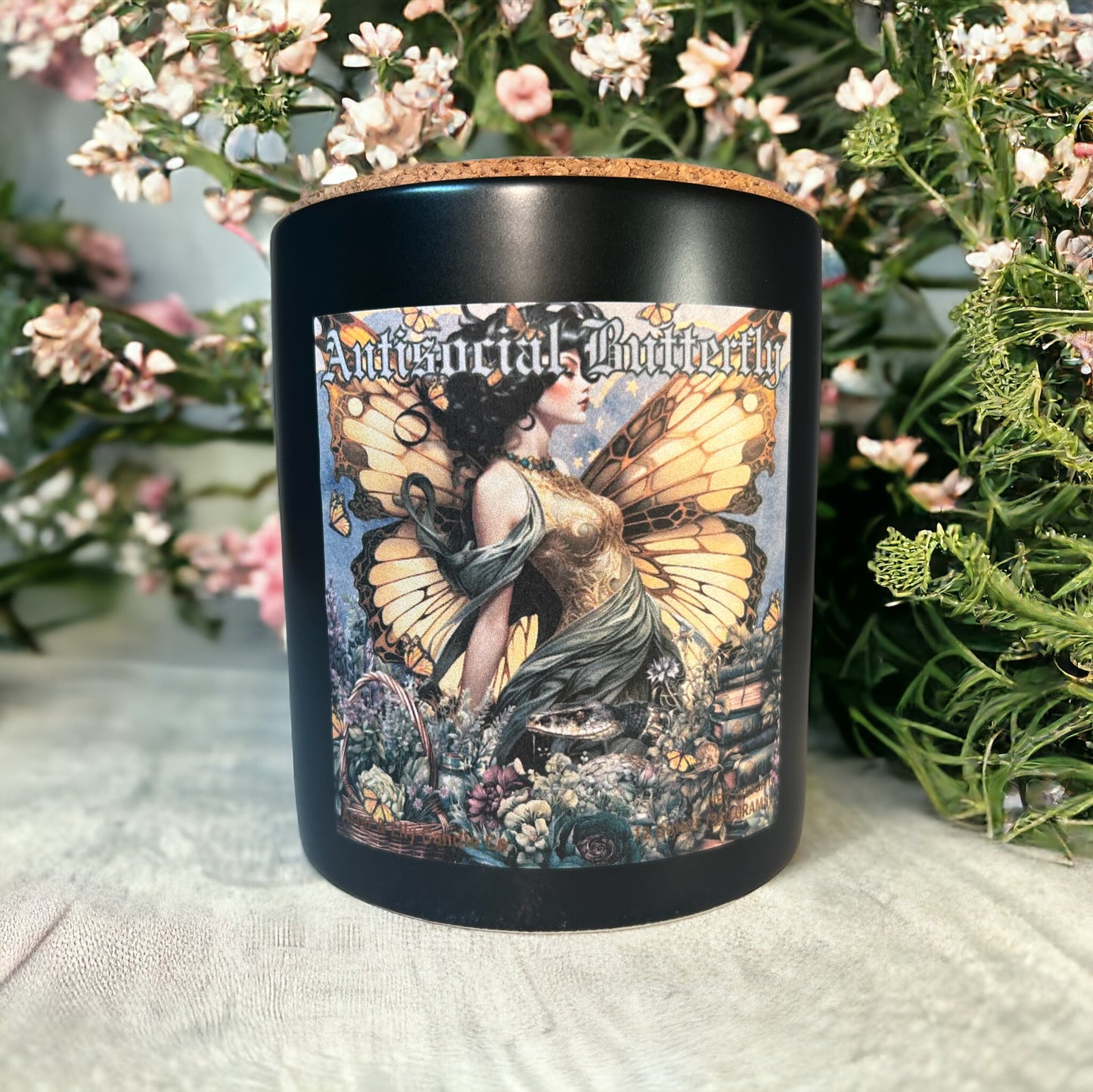 Antisocial Butterfly Candle