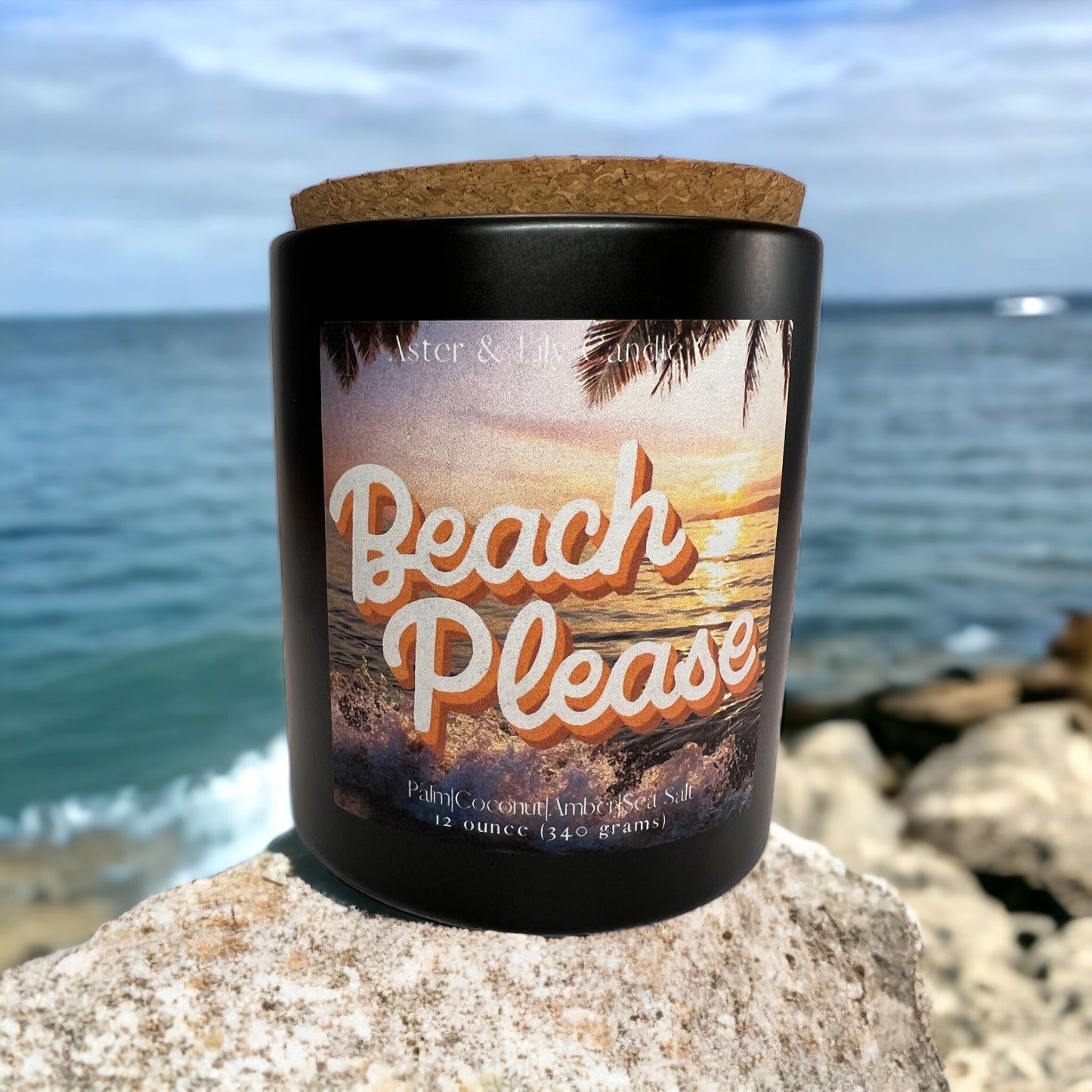Beach Please Candle