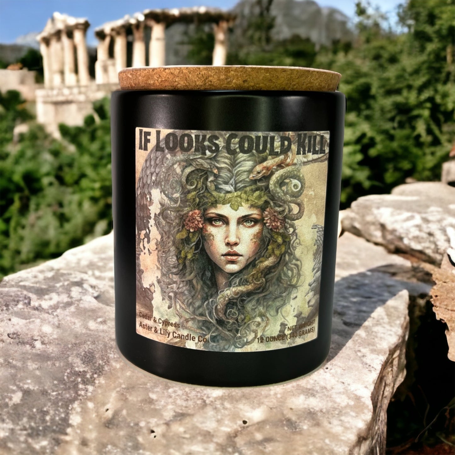 Medusa Candle