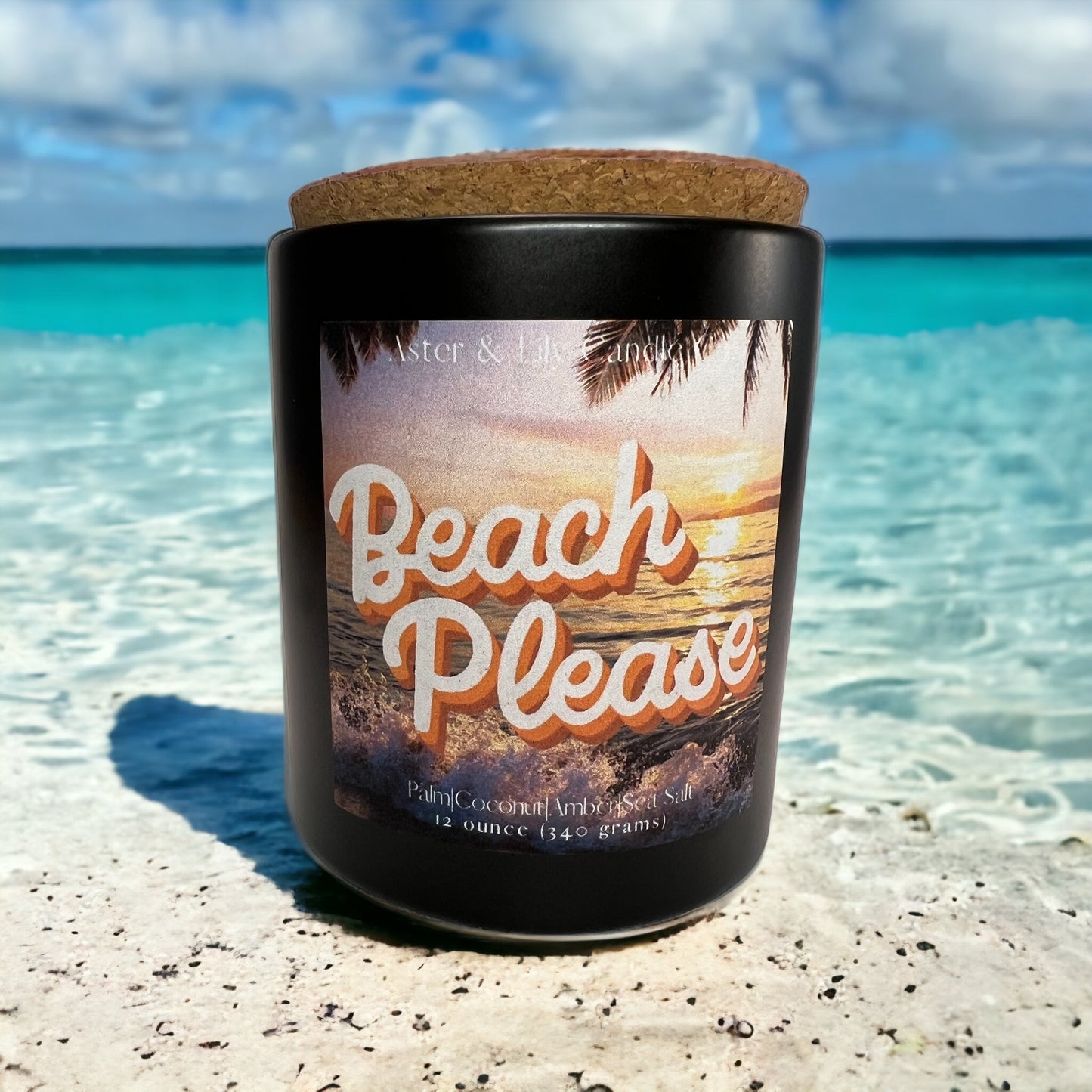 Beach Please Candle