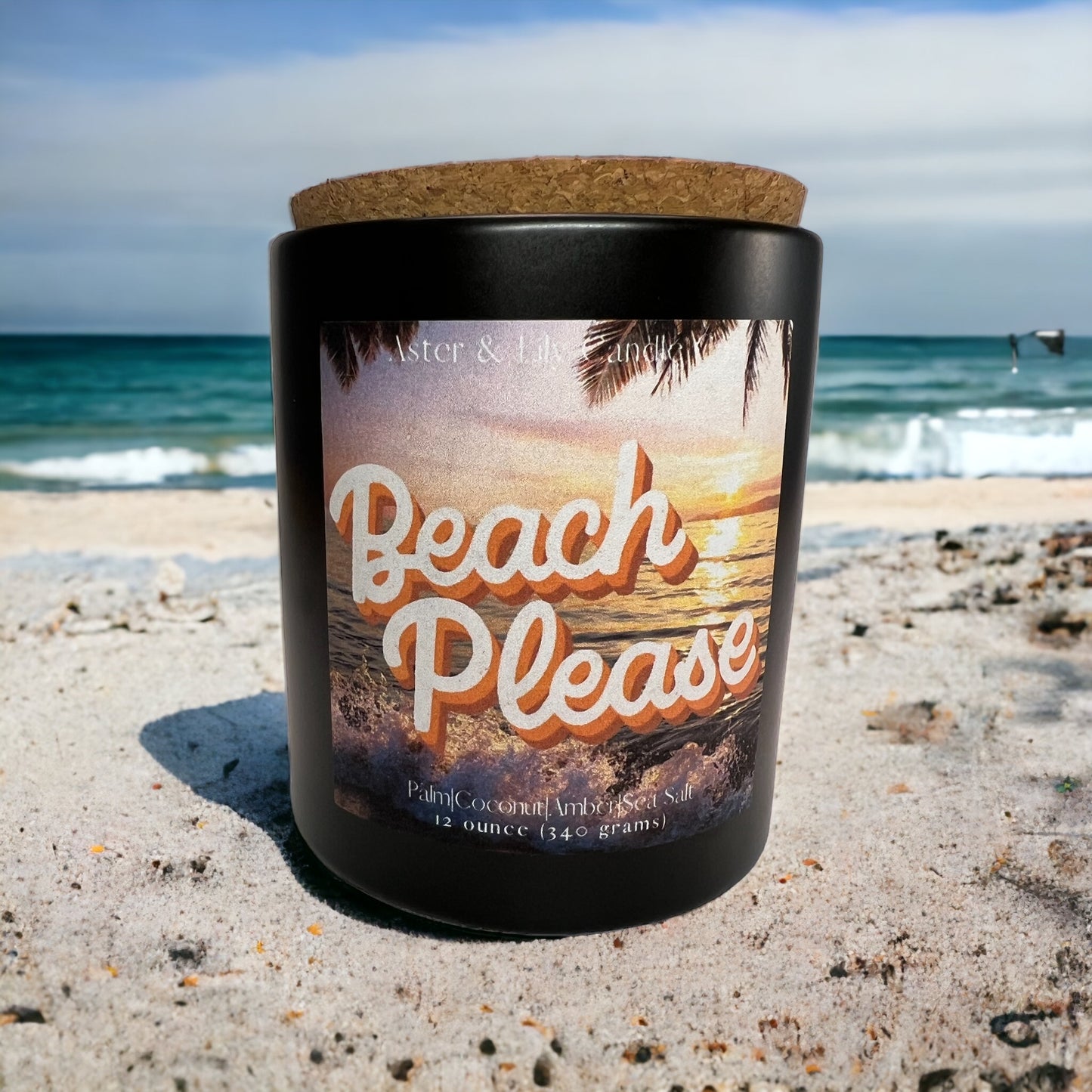 Beach Please Candle