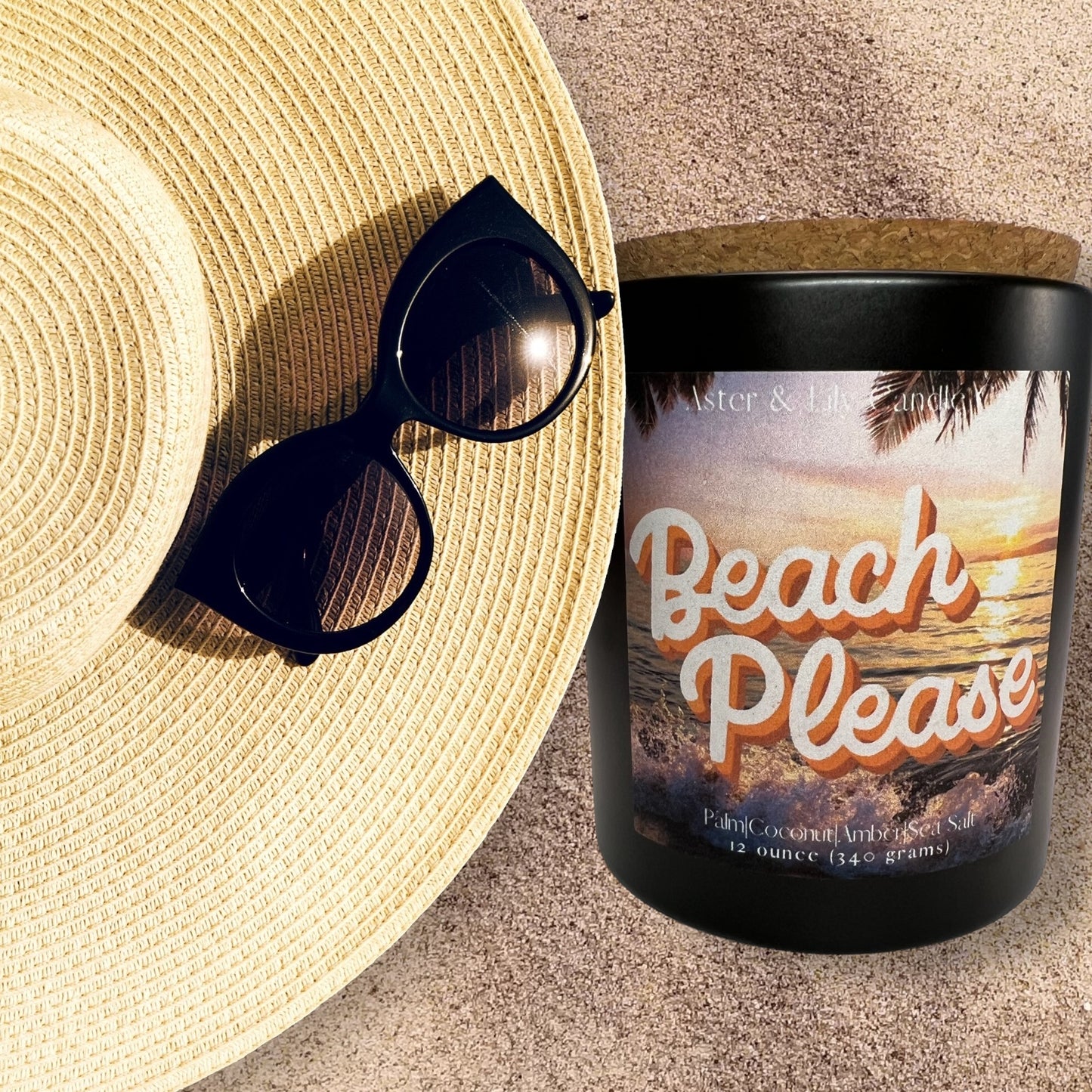 Beach Please Candle