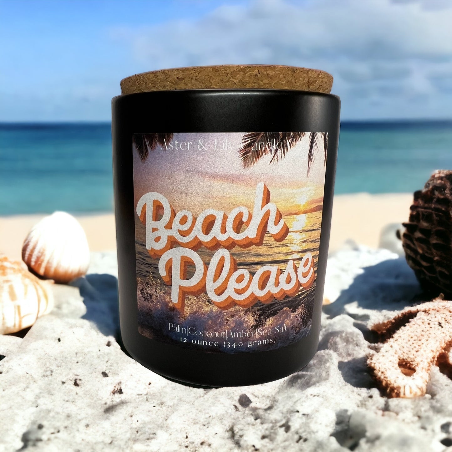 Beach Please Candle