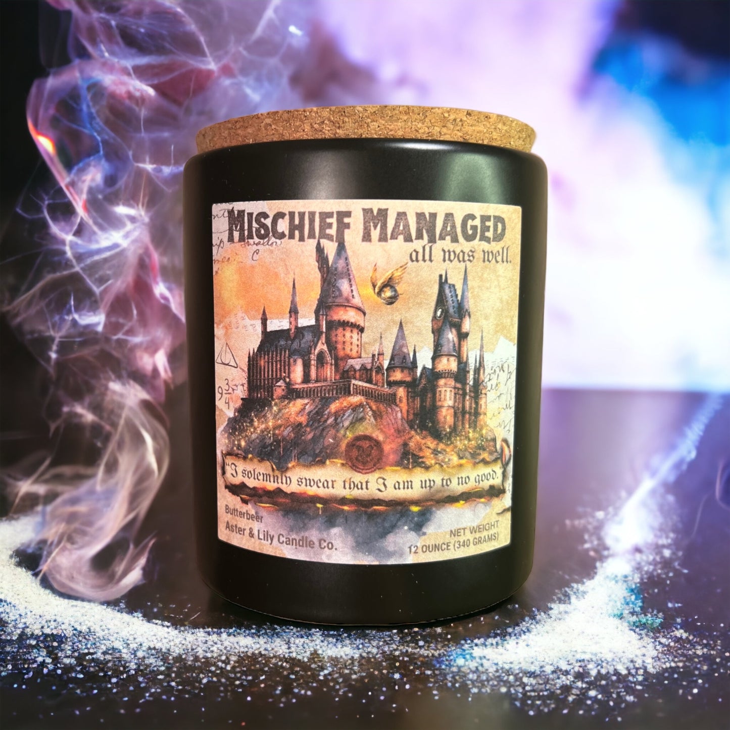 Book Inspired Harry Potter Candle