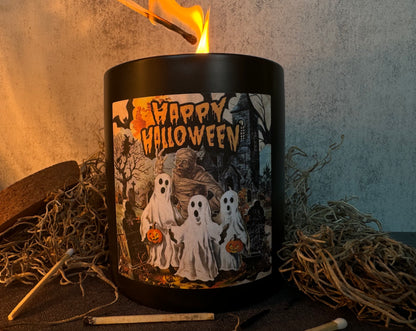 Happy Halloween Candle