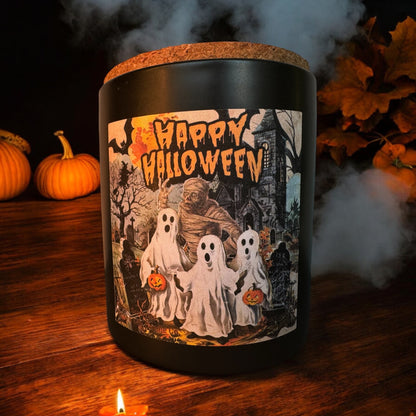 Happy Halloween Candle