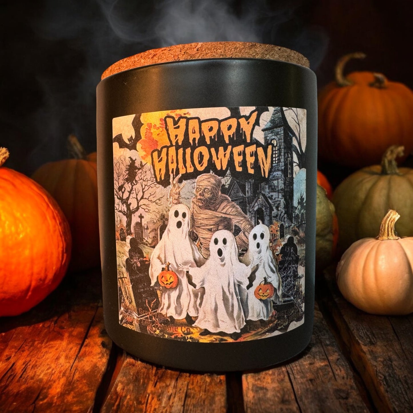 Happy Halloween Candle